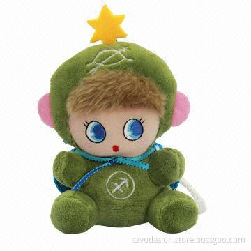 Cartoon Plush Design Christmas Gift with Gift Packing
